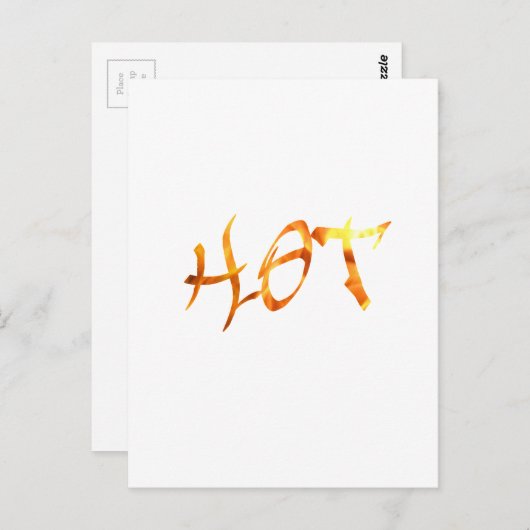 HOT BRIEFKAART (Voorkant / Achterkant)