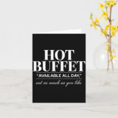 Hot Buffet Available All Day Eat As Much As You Li Kaart (Gele Bloem)