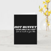 Hot Buffet Available All Day Eat As Much As You Li Kaart (Gele Bloem)