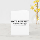 Hot Buffet Available All Day Eat As Much As You Li Kaart (Gele Bloem)