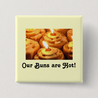 Hot Buns Vierkante Button 5,1 Cm