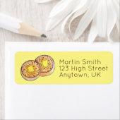 Hot Buttered Crumpets UK Cuisine British Food Etiket (Insitu)