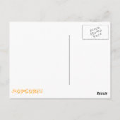 Hot Buttered Popcorn Ad Briefkaart (Achterkant)
