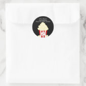 Hot Buttered Popcorn film Ronde Sticker (Tas)