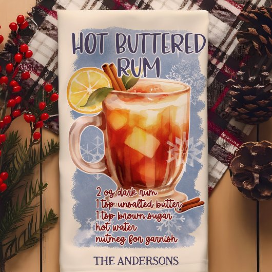Hot Buttered Rum Christmas Cocktail Recept Theedoek