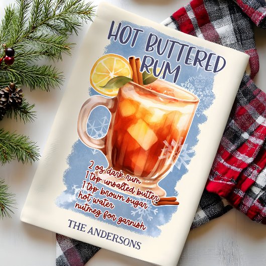 Hot Buttered Rum Christmas Cocktail Recept Theedoek