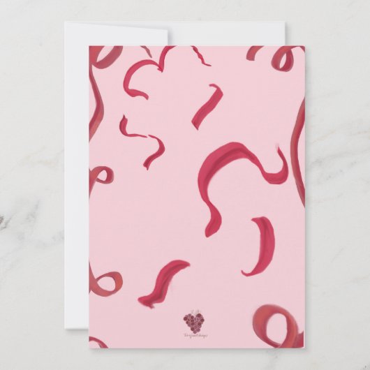 Hot Cacao Bar en Cookie Exchange uitnodiging (Achterkant)