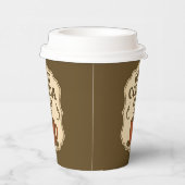 Hot cacao bar kerstfeest papieren bekers (Rechts)