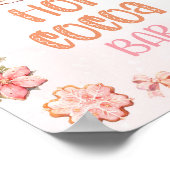 Hot cacao bar Little Cookie Kerstmis Verjaardag Poster (Hoek)