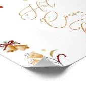 Hot cacao bar notenkraker suiker pruim fee verjaar poster (Hoek)