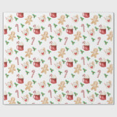 Hot cacao bom wrapping papier (Vlak)