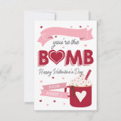 Hot Cacao Bomb Classroom Valentijnsdag Kaart (Voorkant)