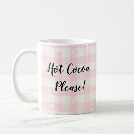 Hot-cacao Buffalo Check Mountain Coffee Mok (Links)