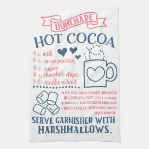 Hot cacao chocolade recept keukenhanddoek