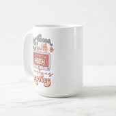 Hot Cacao en Kerst Films Drink Koffie Mok (Voorkant links)