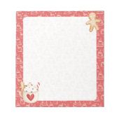 Hot Cacao & Gingerbread Cookie Notitieblok (Voorkant)