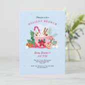 Hot Cacao Kerstvakantie uitnodiging (Staand voorkant)