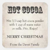  Hot Cacao Label BG04 (Voorkant)