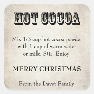 Hot Cacao Label BG04