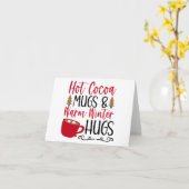Hot-cacao-Mokken en -huggen Kaart (Gele Bloem)