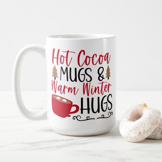 Hot-cacao-Mokken en -huggen Koffiemok (Met donut)