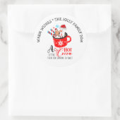 Hot Cacao Treat Gingerbread Vakantie Ronde Sticker (Tas)