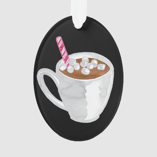 Hot-cacaoMok, speciaal aangepast Ornament (achterkant)