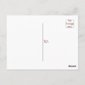 Hot-ccacaokoffie Cozy Hygge Time Briefkaart (Achterkant)