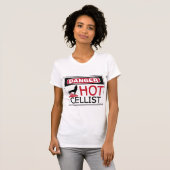 Hot Cellist T-shirt (Voorkant volledig)