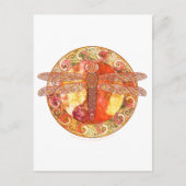 Hot Celtic Dragonfly Briefkaart (Voorkant)