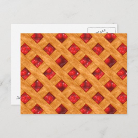 Hot Cherry Pie Briefkaart (Voorkant / Achterkant)