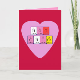Hot Chica periodieke Valentijn kaart