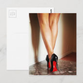 Hot Chick Briefkaart (Voorkant / Achterkant)