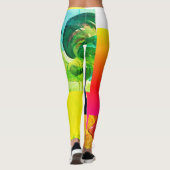 Hot Chicks Abstracte leggings (Achterkant)