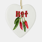 Hot CHILI Keramisch Ornament (Rechts)