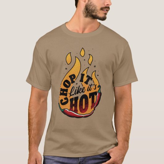 Hot Chili-koking T-shirt (Voorkant)