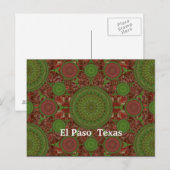 Hot Chili Mandala Array-Briefkaart Briefkaart (Voorkant / Achterkant)