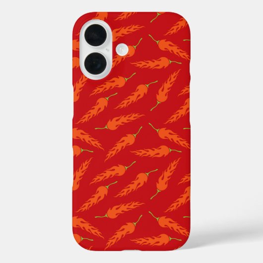 Hot Chili pepers patroon Case-Mate iPhone Case (Achterkant)