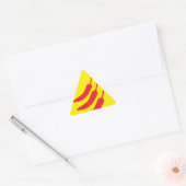 Hot Chili Pepper drie waarschuwingsteken Sticker (Envelop)