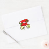 Hot Chili Pepper en Ui Graphic Ronde Sticker (Envelop)