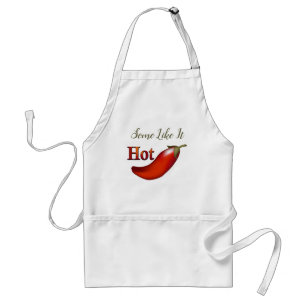 HOT Chili Pepper Funny Apron Standaard Schort