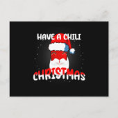 Hot Chili Pepper-kerstdesign, Unisex Briefkaart (Voorkant)