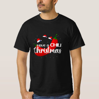 Hot Chili Pepper-kerstdesign, Unisex T-shirt
