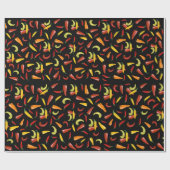 Hot-Chili Pepper Wrapping Paper Novelty Gift Wrap Cadeaupapier (Vlak)