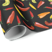 Hot-Chili Pepper Wrapping Paper Novelty Gift Wrap Cadeaupapier (Rol Hoek)