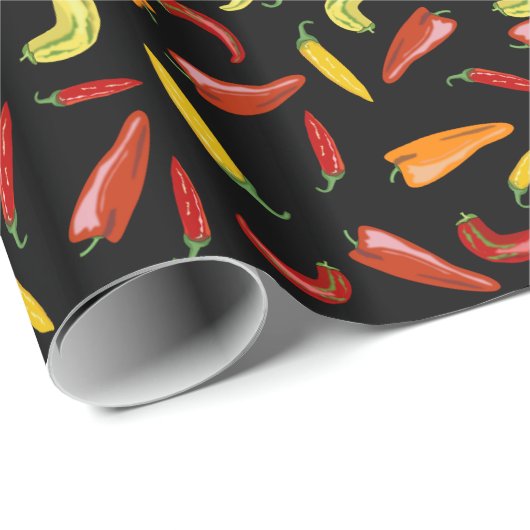 Hot-Chili Pepper Wrapping Paper Novelty Gift Wrap Cadeaupapier (Rol Hoek)