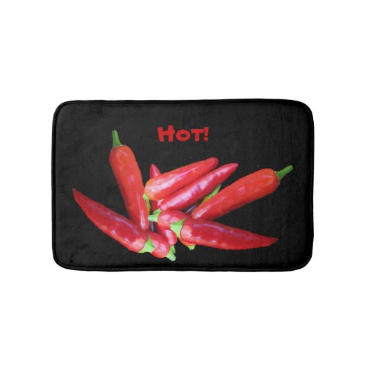 Hot Chili Peppers Bath Mats Badmat (Voorkant)