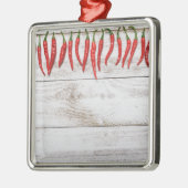 Hot Chili Peppers Border Metalen Ornament (Links)