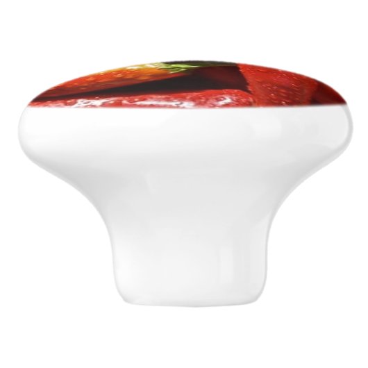 HOT CHILI PEPPERS CERAMIC KNOB KERAMISCHE KNOP (Zijkant)