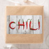 Hot Chili Peppers Etiket (Insitu)